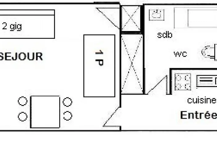 Apartamento Résidence Le France - 3 Pers - Le France - Plagne Centre Mae-9164 La Plagne