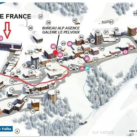 Résidence Le France - 3 Pers - Le France - 723fr - Plagne Centre Mae-9164 La Plagne